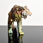 Joonsang Park Ceramic Tiger Sculpture